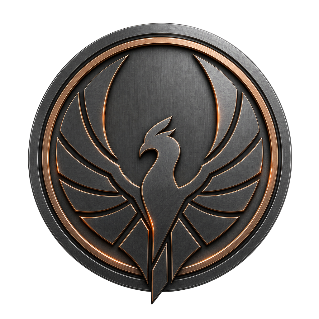 Rise from Ember molten phoenix crest